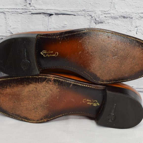 Vintage Men\'s 70s Florsheim Imperial Quality Brown Horse Bit Tassel Loafers - 11 main image 4